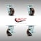 Service Caster 4 Inch Stainless Steel Polyurethane Swivel Caster Set with Roll Bearing 2 Brakes SCC-SS30S420-PPUR-2-TLB-2 - alternate 6